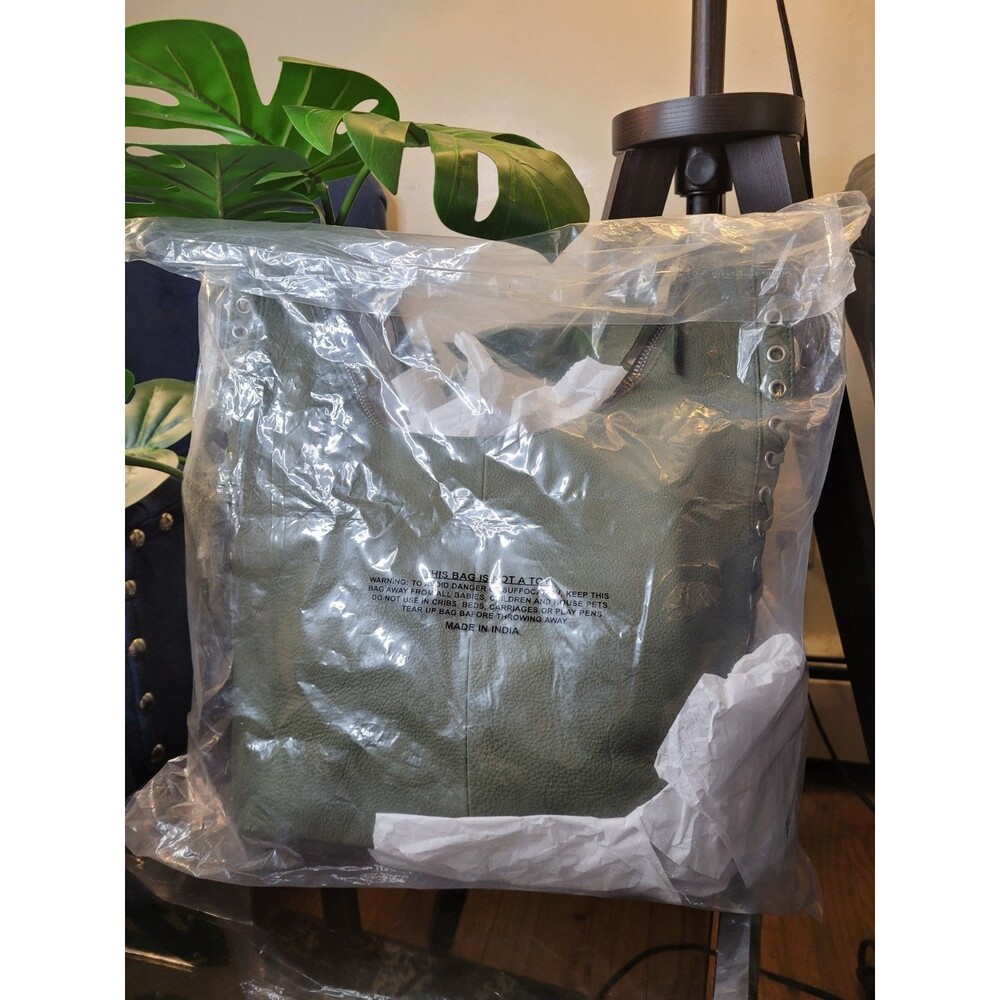 Beautiful Olive Green Boho Shoulder Bag- Slight Imperfections See Description - Picture 14 of 16